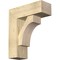 Ekena Millwork Westlake Block Rough Sawn Bracket w/ Offset Brace, Douglas Fir, 8"W x 22"D x 26"H BKT0806X22X26WTL05RDF - alternate 1